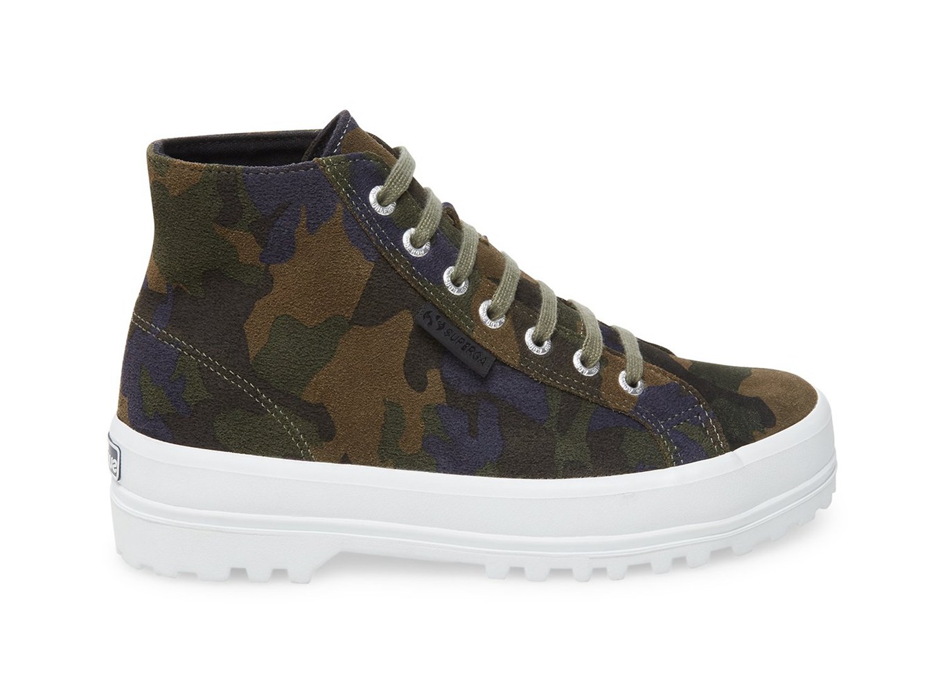 Botas Superga Mujer Camuflaje - 2341 Suecamow - 197524AFP